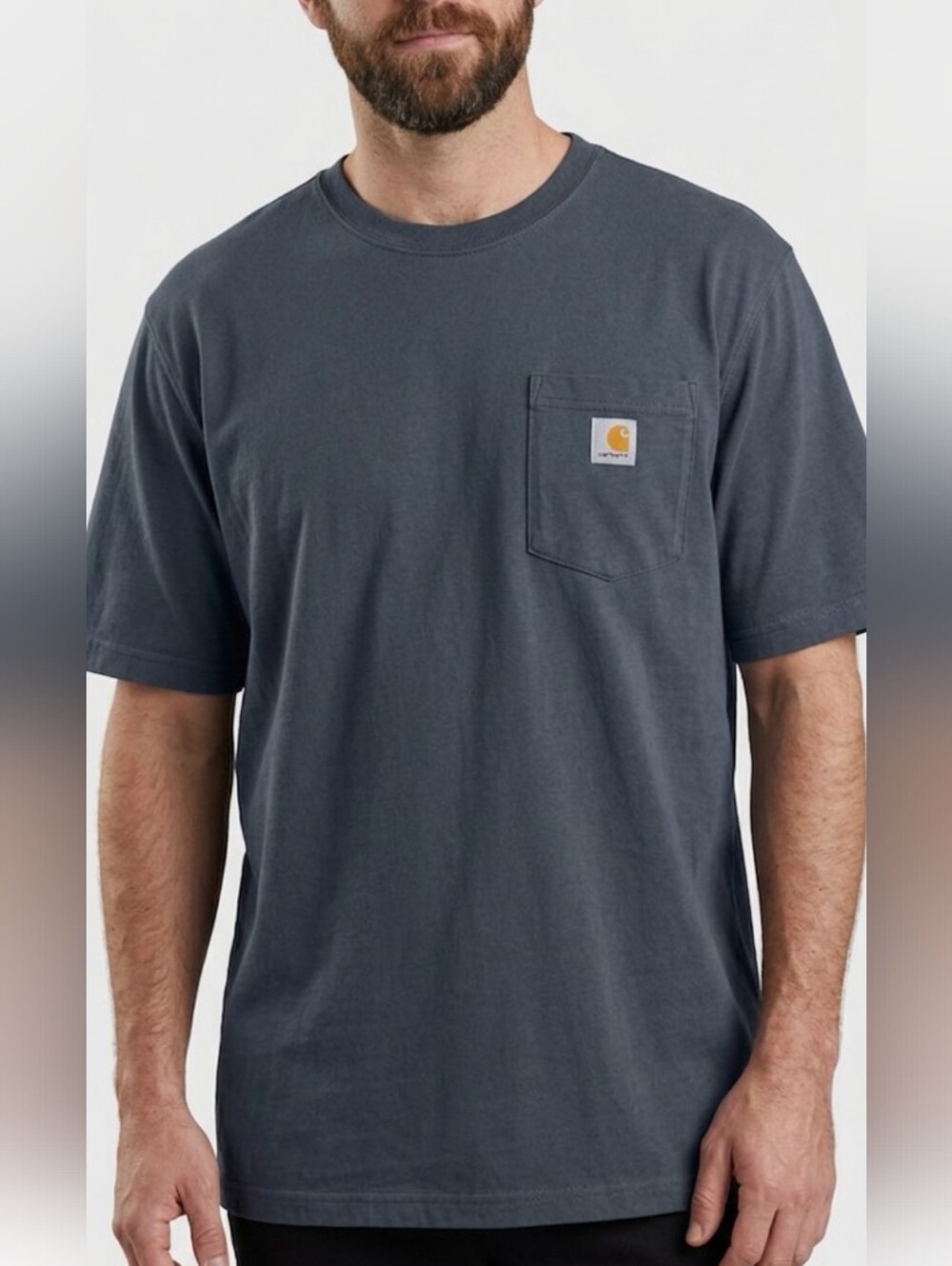 Carhartt Loose Fit  Navy Short Sleeve Pocket Tee Large